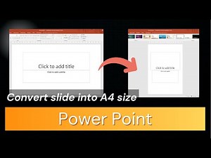How to Change PowerPoint Slide to A4 Size
