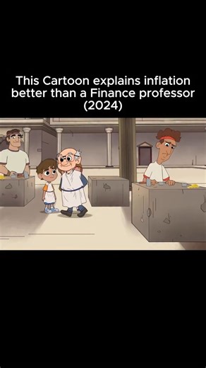 Founders | Business | Mindset on Instagram: "This cartoon explains Inflation better than most finance professors... Released in 2024, it explains where inflation actually comes from: “When you cheat to create new money, it makes everyone else’s money worth less.”"