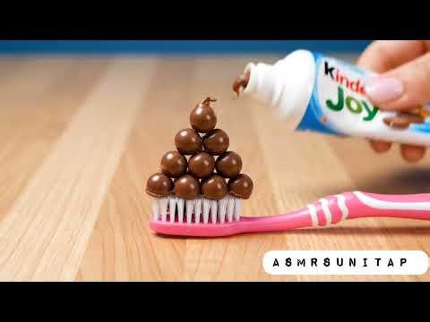 Which your favourite toothpaste name??? #toothpastesounds #asmrfun #satisfying #asmr