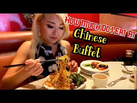 How Much Do I eat at CHINESE BUFFET?! #RainaisCrazy - Panda Inn AYCE Brunch
