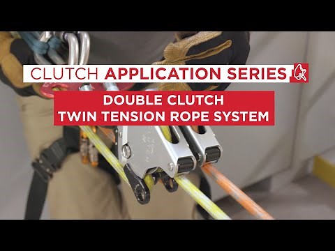 Using the CLUTCH in a Twin Tension Rope System (TTRS) | Double CLUTCH | CMC
