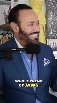 Figure Skater's Jaws-Inspired Costume: Red Crystals & Drama! #shorts