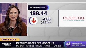 Jefferies upgrades Moderna stock, raises price target