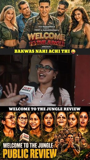 welcome to the jungle public review | akshay kumar | welcome to the jungle review #shorts