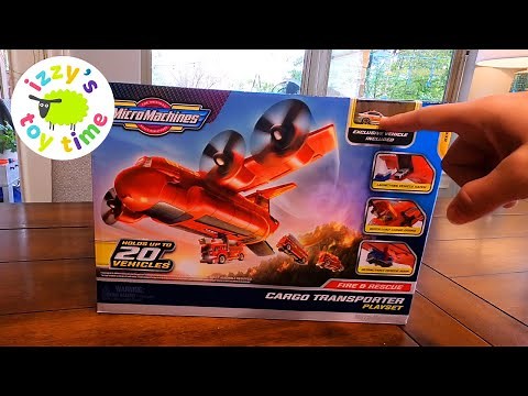 Cars for Kids! MICRO MACHINES CARGO TRANSPORTER!