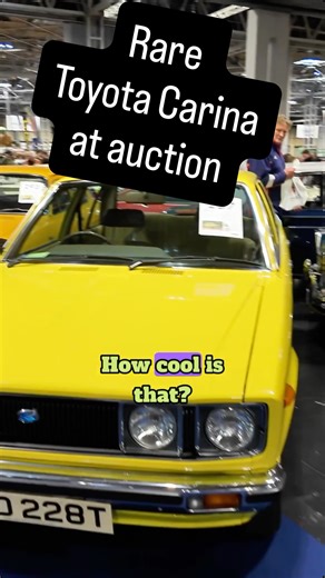 11 reactions | Rare Toyota Carina At Auction The UK’s biggest...