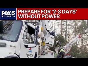 Georgia Power warns: Brace for 3-day storm outages | FOX 5 News