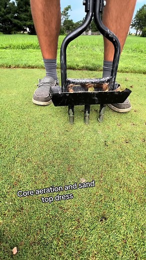 Backyard Putting Green and Sand Top Dressing: Core Aeration Tips
