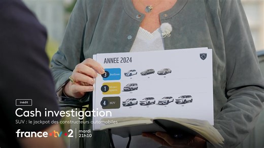 SUV : comment les constructeurs automobiles font-ils pour nous convaincre d’acheter des voitures plus chères, plus polluantes et plus dangereuses pour les autres ? 👉 La bande-annonce de notre nouvelle enquête #cashinvestigation mardi à 21h10 sur http://france.tv et sur France 2. | CASH Investigation