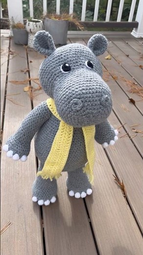 It’s a hippo! #crochet