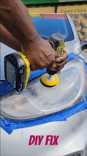 See How I Restore my headlights #headlight #headlightrestoration #detailing #carrestorationproject