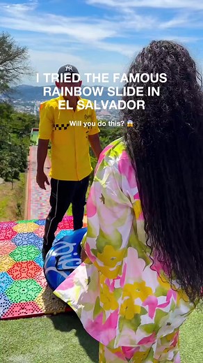 Woah! I did it. 😱 THIS rainbow 🌈 slide in El Salvador has been on my bucket list and I finally ticked it off. It was both scary and exhilarating at the same time. It’s an absolute must-do when visiting El Salvador. — It is located at Picnic Steak House in El Salvador. — It cost about $5 to ride. — You have to be at least 12 years old to ride this. Will you try this? 🤍 • Featured ⁠‣ @theufuoma Location ⁠‣ El Salvador 🇸🇻 • •••Join Our Community••• 📍#BlackTravelGo @blacktravelgo 📍 •••buff.ly