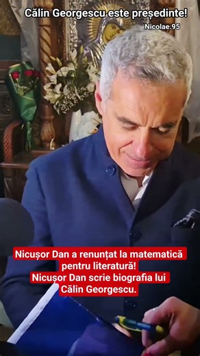 Nicușor Dan a renunțat la matematică pentru literatură! Nicușor scrie biografia lui Călin Georgescu