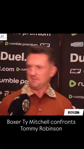 Stand Up To Racism on Instagram: "Excuse the language 😅 but @tymitchellofficial says what everyone is thinking about little Tommy Robinson in Dubai Don’t give that fascist any air time. We’ll keep opposing Robinson every time he spreads his racism and hate. #standuptoracism"