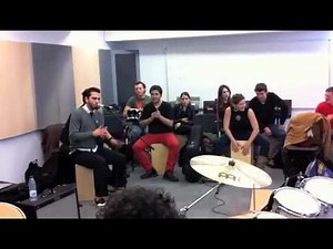 Berklee Valencia visiting artists Belén Lopez and Chispas jamming with students