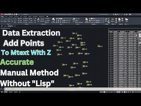 How to Extract Points from Survey Elevation Text in AutoCAD