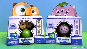 Monsters University Squishy Terri & Terry Roll a Scare Monster Disney Pixar Monster Inc 2 Toys | Funtoyzcollector | Facebook