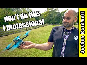 How to hand launch / toss lanch an FPV drone (the least-unsafe way)