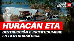 Ríos desbordados, carreteras destruidas, casas bajo el agua y deslaves mortales son el resultado del paso de Eta por Nicaragua, Honduras y las lluvias que dejó en Guatemala. Eta tocó tierra a lo largo de la costa de Nicaragua como un huracán de categoría 4 el martes por la tarde, devastando la región. Las autoridades en los países afectados ayudan a quienes se han quedado sin hogar o atrapados por las inundaciones en sus comunidades. Mira aquí el recuento del catastrófico paso de Eta por Centroa