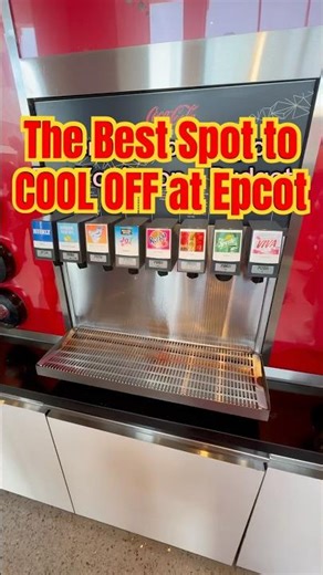 The Best Spot to Cool Off at Epcot #waltdisneyworld #epcot #disneytrip