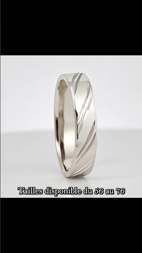 Alliance Homme T. 56 au 76 en Argent Massif Rhodié - Élégance & Qualité 💍 #ring #grandetaille