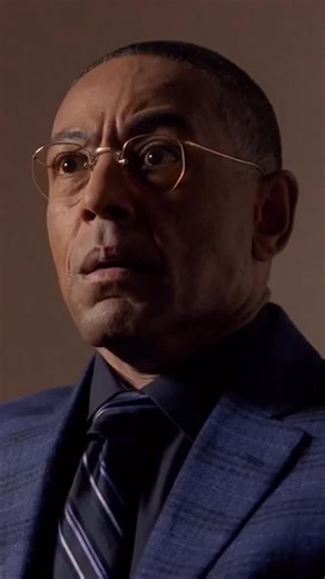 strange_movies on Instagram: "This scene, where Gus calmly walks out of the room after the explosion and straightens his tie, took nearly a full day to film - around 19 takes to get the perfect movement and timing. Giancarlo Esposito spent nearly four hours in the makeup chair as the team applied burn textures for lighting reference before visual effects artists digitally removed half of his face in post-production. The result blended practical effects, CGI, and Esposito’s icy composure - turnin