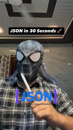 Json in 30 second #js #java #json #coding #shorts #ai