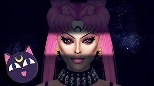 The Sims 4 I Sailor Moon I Black Lady & Sailor Chibi Moon 🌙
