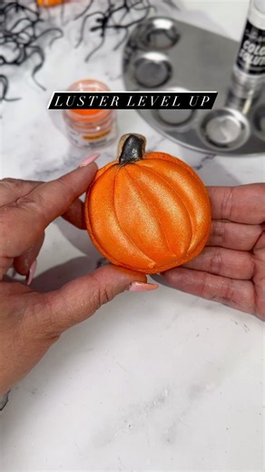 Level up with Edible Luster Dust 🎃🔥✨ and The Color Solution! Instructions: paint The Color Solution FIRST (not vodka or ever clear, will not work the same way) - then wait 45 seconds and go back to dry dust the luster on top! Your friends and family will be AMAZED! | TheSugarArt.com