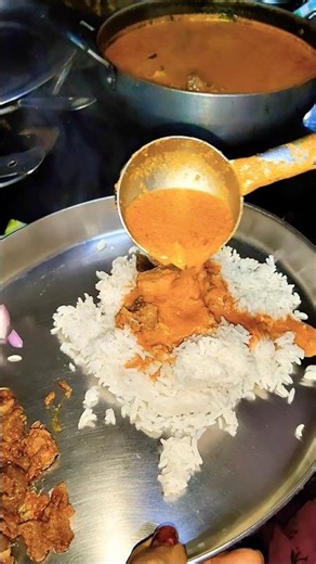 ahh chicken 🤤🍗 kulambu #shortvideo #food #cooking #trending #chicken65 #song #love