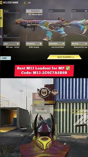 Best M13 [Chromatic Hivemind] Gunsmith for MP ✅ 2026 | Zero Recoil Assault Rifle Build | COD Mobile