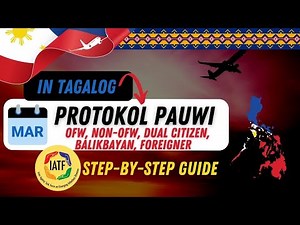 🛑(TAGALOG) STEP-BY-STEP ARRIVAL PROTOCOL AIRPORT PROCEDURE | LAHAT NG DAPAT GAWIN PAUWI NG PILIPINAS