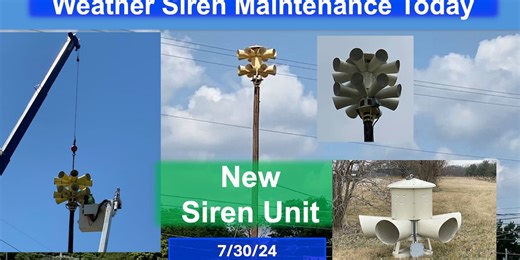 Damaged weather sirens replaced in Evansville