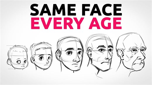 Easy tutorial: Drawing young and old people correctly