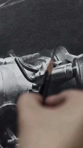 17K views · 403 reactions | Stunning graphite drawing by Monochrome_h Support the artist https://buff.ly/K8x95bc | Cubebrush | Facebook