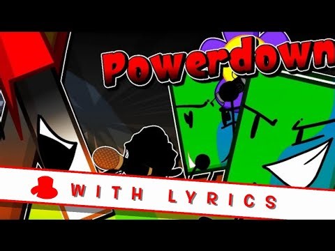 Powerdown, with LYRICS (Breakup Simulator Lite) | A FNF MMV2 Reskin by: ‪@BookeymationsYEAAAH‬