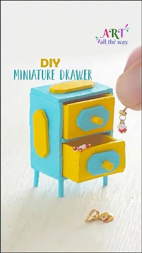 DIY Mini Drawer Organizer | Easy Paper Craft Idea for Storage