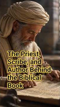 The Priest, Scribe, and Author Behind the Biblical Book #Ezra #BookOfEzra #BibleStudy #BibleHistory
