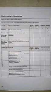 44TEACHER/MENTOR EVALUATIONHow did you assist the student wit... | Filo