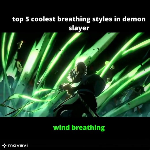 Top 5 coolest breathing styles in Demon Slayer #demonslayer #anime #edit #shorts