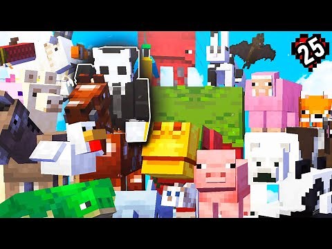 I GOT ALL the Minecraft ANIMALS