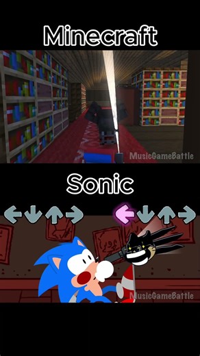 Aaahhh - Minecraft vs Sonic Mod - Mobile Gameplay - Friday Night Funkin' Game