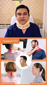 🔥 Neck Pain? Use Cervical Collar the RIGHT Way!