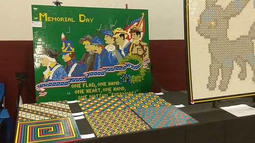 11K views · 648 reactions | Fantastic LEGO mosaics created by a variety of artists at BrickFair Virginia 2019. Check out those fun cat portraits! | Beyond the Brick | Facebook