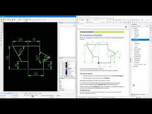 LibreCAD: Koordinaten Übung 001