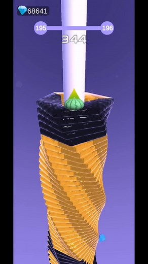 Bouncing Watermelon Animation in Vibrant Spiral Design