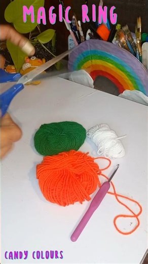 #lets make a magic ring 🎀#crochet