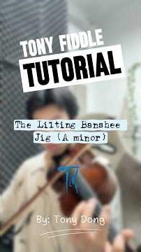 Intermediate Fiddle Tutorial: The Lilting Banshee Jig #celticfiddle