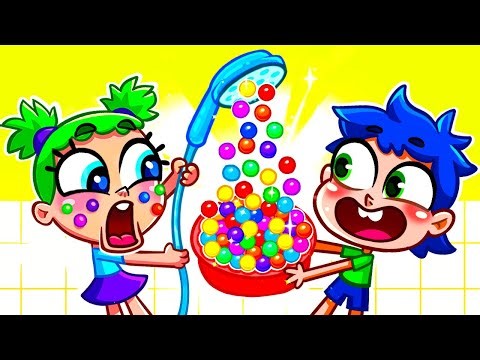 🍭 Magic Candy Shower! 🌈 Sweet Adventure for Kids 🍬 | Fun Cartoon