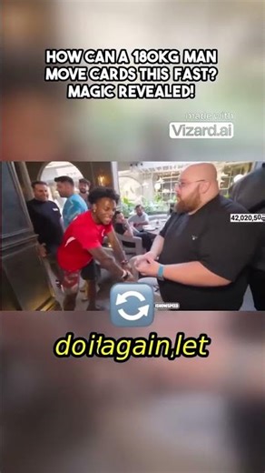 IShowSpeed Shocked by Magician’s Slow-Motion Card Trick in Turkey